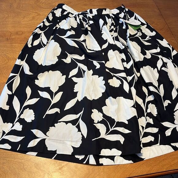 Kate Spade New York Classic Rose Volume Midi Skirt - Picture 4 of 11